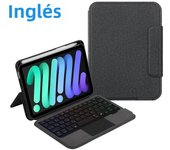 AJIUYU Magic Keyboard For iPad mini 6th Generation 8.3 inch mini6 TrackPad Smart Cover Case Backlit Touch Spanish Portuguese