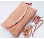Kebedo Moda Bolso Bandolera Mujer Pequeño Piel Sintética con Doble Asa Cartera Elegante y Funcional