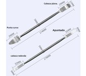 1/2/3pcs Metal Crowbar for Mobile Phone Repair Opening Tool Metal Crowbar Disassemble Kit Phone Spatula Hand Tools Set Universal