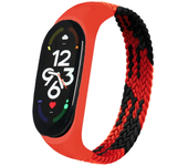 Bracelet for Mi band 7 6 NFC Strap Elastic Braided Solo Loop Nylon correa Mi band4 miband 5 Wristband for xiaomi Mi band 3 5 6 7