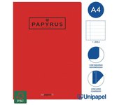 Papyrus - LIBRETA GRAPADA GOFRADA A4 48 HOJAS 90GR. 1 LINEA COLORES SURTIDOS PAPYRUS 88420699 88420699