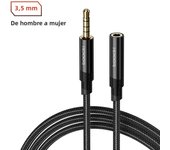 Toocki Aux Cable 3.5mm Male to Female Audio Extension Speaker Cable with Microphone For Car Headphone  For Samsung TV Box Laptop