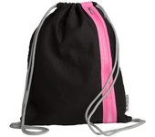 Bolsa de deporte PAGNA, Go, negro / rosa oscuro