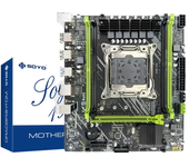 SOYO X99 Gaming Motherboard Set with CPU Intel E5 2680 V3 CPU & DDR4 16G (8Gx2) 2133MHz RAM M.2 Computer components Mainboard