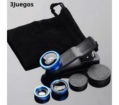 1 Set 3In1 Mobile Phone Fish Eye+Wide Angle+Macro Lightweight Camera Lens For Universal Cell Phone