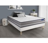 Pack colchón Actiflex pur 120x190cm + Somier multiláminas, Muelles ensacados, 3 zonas de confort