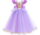 Elsa Anna Kid Princess Girls Dress Rapunzal  Kids Cosplay Halloween Vestidos Children Costume Birthday Party Dress