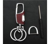 New MEN'S Waist Car Keychain Metal Anti-lost Key Ring Zinc Alloy 42g Creative Small Gifts