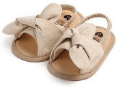 Baby Girls Cute Sandals With Bowknot Soft Breathable Infant Newborn Summer Baby Dress Shoes Crib Footwear First Walkers Prewalke
