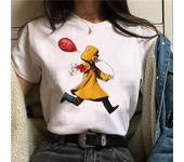 2021 Horror Friends Pennywise Michael Myers Jason Voorhees Halloween Women T-Shirt Top Ouija T Shirt Camiseta Female Shirt