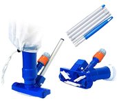 Aspirador de Piscina, Aspirador de Fondo de Piscina portátil with Varilla de 150 cm, Aspirador de Piscina Manual pequeño