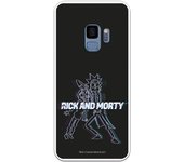 Funda original compatible con Samsung Galaxy S9 - Rick y Morty Glitch