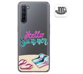 Tumundosmartphone Funda Gel Transparente para Oppo Find X2 Lite diseño Summer Dibujos