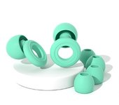 Quiet Earplugs for Sleeping, Swimming, Working - Extra Soft Reusable Noise Reducing Hearing Protection