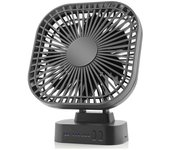 Mini ventilador de escritorio recargable USB con temporizador plegable 3 velocidades ventilador silencioso portátil de 7 hojas para oficina Camping al aire libre