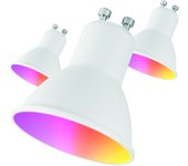 Bombilla muvit io gu10 5.5w rgb pack 3 unidades