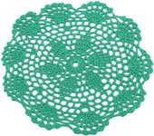 20cm Round Placemat Cup Coaster Mug Kitchen Christmas Table Place Mat Cloth Lace Crochet Tea Coffee Pan Doily Handmade Pad