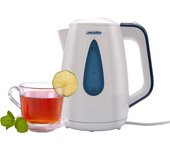 Mesko MS 1261 Hervidor Agua Eléctrico, 1,7L, Resistencia Oculta, Inalámbrico, Apagado Automático, Base 360º, 2200W, Blanco