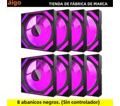 Aigo AIR12 Computer Case fan ventoinha PC 120mm rgb fan 4pin PWM CPU Cooling fan 3pin5v Unlimited space argb 12cm ventilador