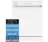 Lavavajillas 60 cm SAUBER SERIE 1-DW6103W V e 12 cubiertos blanco  ENVÍO E INSTALACIÓN GRATIS
