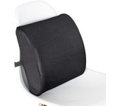 Almohada de apoyo lumbar para silla de oficina y asiento de coche, espuma viscoelástica equilibrada