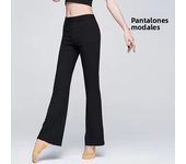 Adult Cotton Modal Casual Flare Trousers Yoga Pants Women Skin-Friendly Ballet Dance Pants