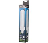 Bombilla bajo consumo MATEL PLC 2PINS G24 26W FRÍA