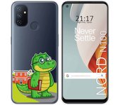 Tumundosmartphone Funda Gel Transparente para Oneplus Nord N100 diseño Coco Dibujos