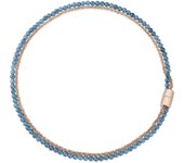 BREIL Jewellery colección MAGNETIC SYSTEM, COLLAR DE MUJER EN ROSA GOLD COLORADO Talla 45 with AGATA - TJ3014