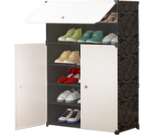 Vicyol S&D  Zapatero Modular, Armario Organizador de Calzado para Entrada, Estante Zapatero para Recibidor. Estantería de Zapatillas. Almacenamiento para Hogar, Pasillo, Dormitorio
