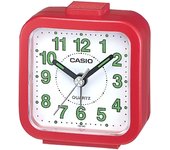 Despertador Casio TQ-141-4E Analógico con Pantalla de Neón, Alarma Diaria, Acryl Glass y Caja de Resina