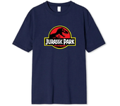 Jurassic Park T-Shirt Men 100% Cotton Printed T-Shirts Casual Women Funny Tops Jurassic World Tees Short Sleeve Cool T-shirt