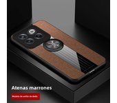 Anti-fall Luxury Leather 360° Magnetic Ring Bracket Phone Case for Oneplus 9RT 9R 8T 8 7T 7 6T 6 ACE Pro Nord2 N100 N10 5G Cover