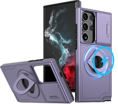 Slide Camera Protection Magnetic Ring Holder For Magsafe Case for Samsung S23 Ultra S22 Plus S21 S20 FE A54 5G Shockproof Cover