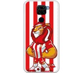 Funda original compatible con Xiaomi Redmi Note 9 - UD Almería Rozam Franjas Rojiblancas