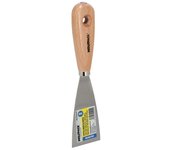 Espatula mango madera hoja acero 50 mm. espatula yeso, espatula pintor, espatula masillas, espatula pladur, etc.