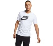 Camiseta de Manga Corta Nike Icon Futura para hombre en color blanco