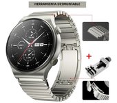 Luxury 22mm Stainless Steel watch band for Huawei Watch 4 GT2 3 pro 46mm strap for samsung watch 6 5 4 loopbracelet