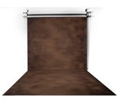 Fondart - Telón de Fondo para Fotografía y Video, Fondo Fotográfico Profesional Reversible, Marrón - Blanco, 150x300cm
