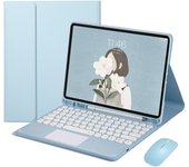 Teclado Mágico inalámbrico para iPad, Funda de décima generación, 10,9, 2022, teclado Español with Bluetooth