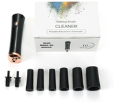 Electric Eyelash Glue Shaker for Nail Polish Tattoo Ink Pigment Liquid Shaking Machine with 2pcs Connector 6pcs Glue Cover Die