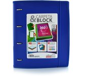 Office Box Carpeta & Block A4 Colorline en Polipropileno con Cierre de Gomas