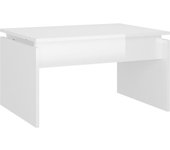 vidaXL Mesa de centro madera contrachapada 68x50x38 cm Blanco, Negro, Gris Mesita de Salón o Comedor o Auxiliar Mesa de Café Meuble Salón