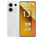 MÓVIL - XIAOMI REDMI NOTE 13 5G, BLANCO, 256 GB, 8 GB RAM, 6.67" AMOLED FHD+, MEDIATEK DIMENSITY 6080, 5000 MAH, ANDROID