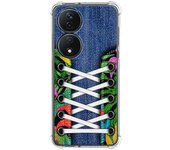 Tumundosmartphone Funda Silicona Antigolpes para Huawei Honor 90 Smart 5G diseño Zapatillas 13 Dibujos