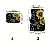 Car Foot Mats Universal Bohemian Style Car Foot Mats Carpet 4 Pieces Dirty Resistant Front and Rear Mats Set Car Accessories