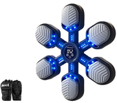 Máquina de Boxeo De Música inteligente Bluetooth 2024: Entrenador electrónico montado en la pared para adultos y niños - Equipo de perforación Interactive para partidos en casa - Ideal para niños SSITO