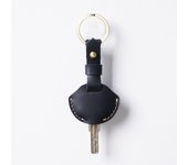 Genuine Leather Simple Keychain Cowhide Car Key Holder Men Keyrings Retro Key Case Creative Business Gift Wholesale