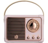 Altavoz Bluetooth retro - Decoración vintage - Altavoz Bluetooth inalámbrico portátil