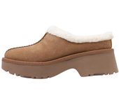 UGG New Heights Cozy Clog Zuecos De Plataforma Mujer Cuero